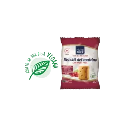 Biscotti del Mattino con frutti rossi - 40g Senza Glutine Nutrifree